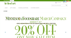 Desktop Screenshot of bibelotshops.com